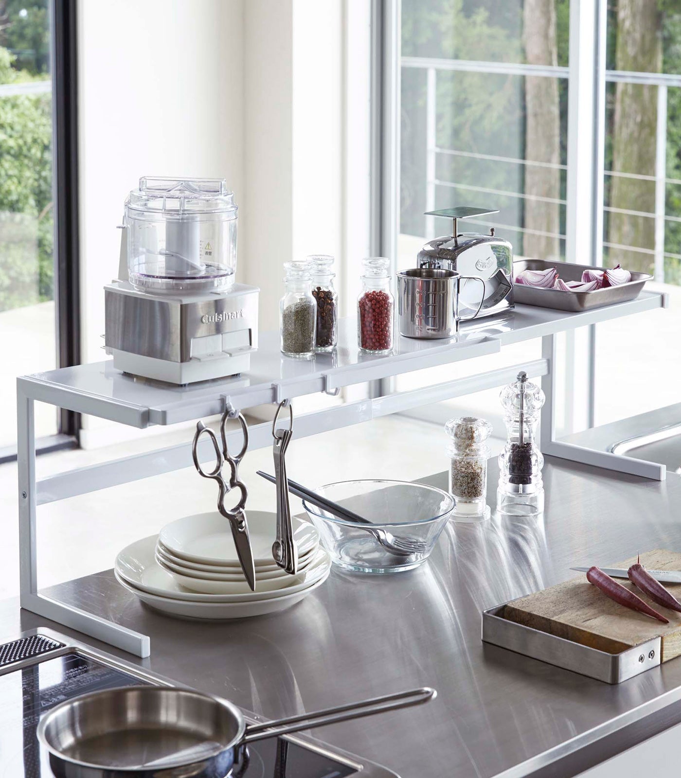 Expandable Countertop Organizer - Steel