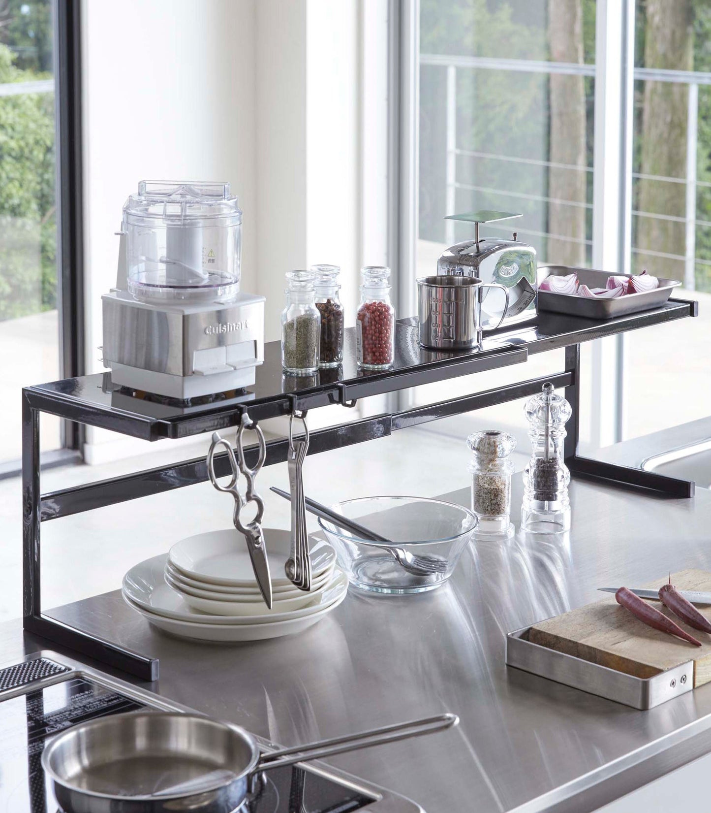 Expandable Countertop Organizer - Steel