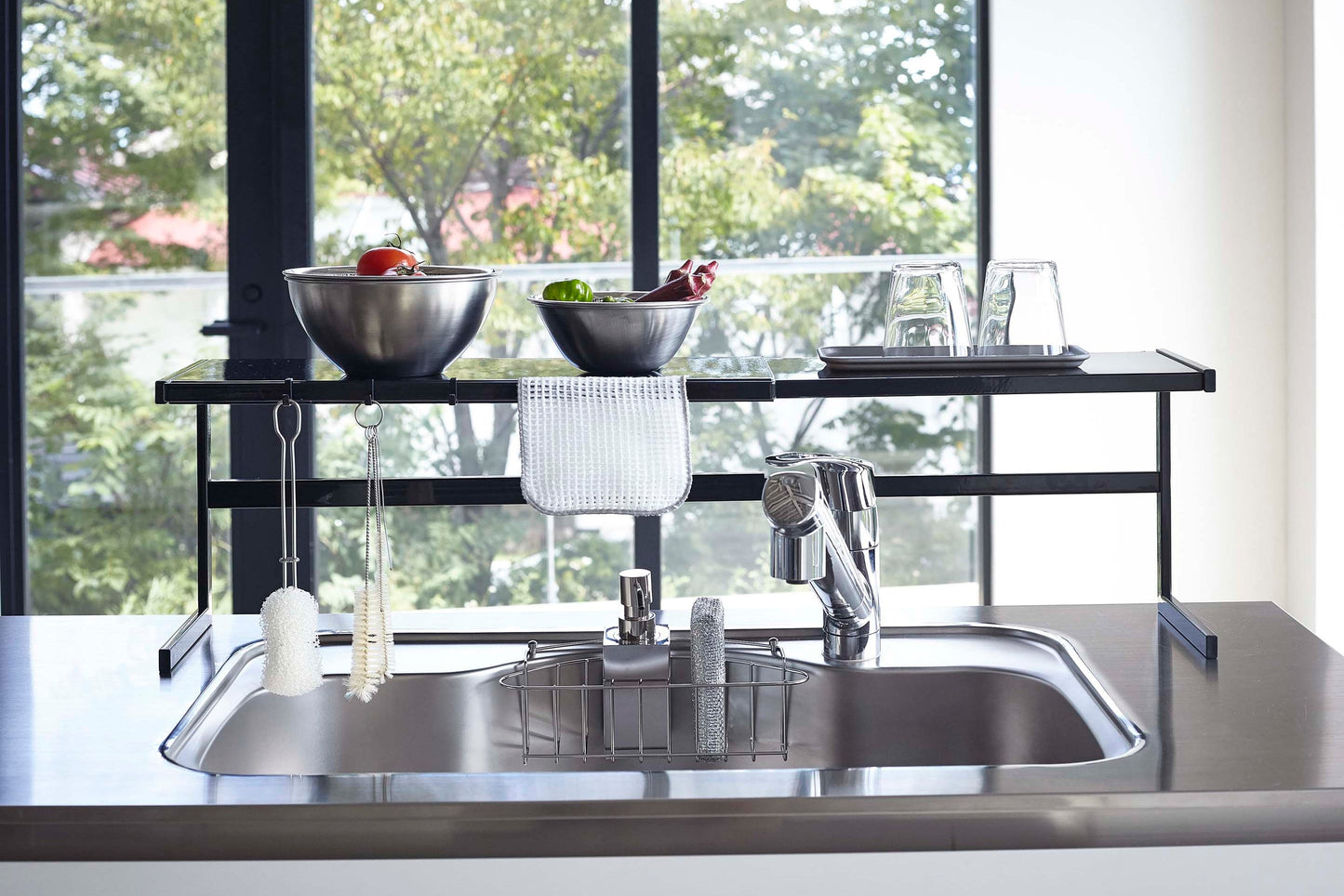 Expandable Countertop Organizer - Steel