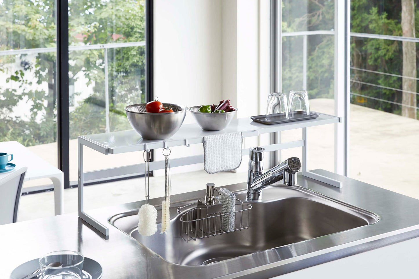 Expandable Countertop Organizer - Steel