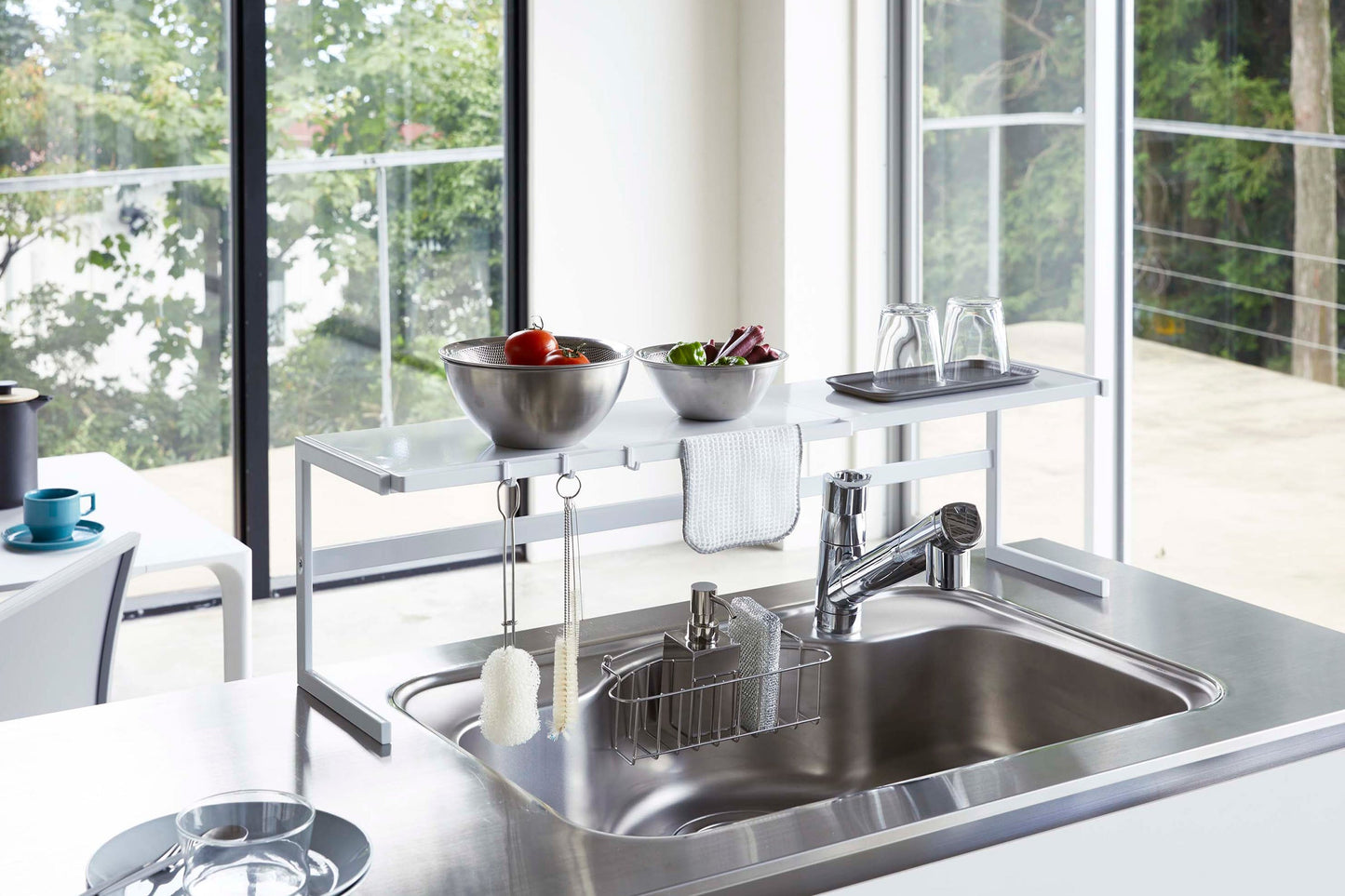 Expandable Countertop Organizer - Steel